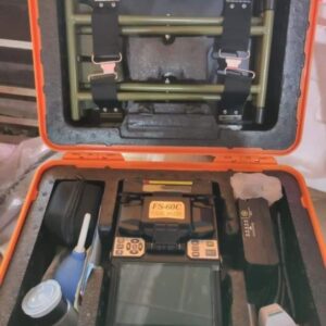 FS-60C Fiber Optic Welding Splicing Machine Optical Fiber Fusion Splicer 100-240V