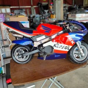 Original Tinker Mini Repsol bike Model Racing Motorcycle Motor 2 stroke 49cc