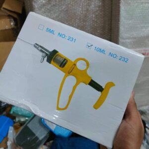 5ML Veterinary Drench Gun Animal Continuous Syringe Injector Infusion Device Pig/cattle/sheep/chicken Vaccine Injection