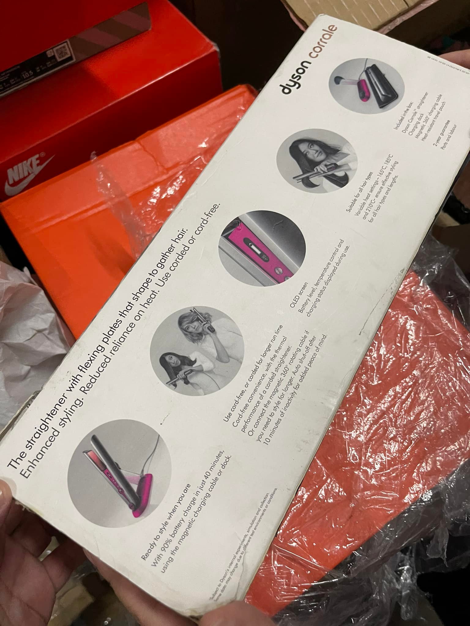 Dyson Corrale Hair Straightener Fuchsia/Purple