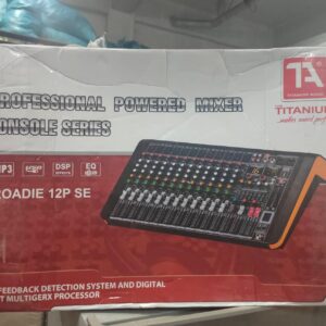 Titanium Audio Droom 120 EX 12 CHANNEL Mixer / with Bluetooth / Audio Mixer / Professional Mixing Console 32BIT Effects / USB / RECORDING / Droom 120EX / Passive Mixer / Audio Mixer / Titanium Audio