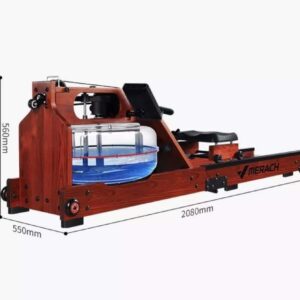 Authentic Indoor Rower Water Rowing Machine Oak Wood Water Rowing Machine with Monitor Home Gyms Training Equipment Sports Exercise Machine