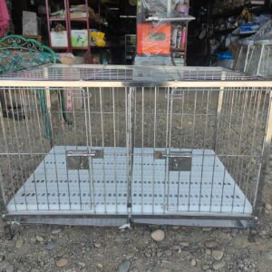 Stainless Steel Dog Cage with partition