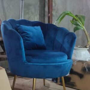 Queen Velvet Lounge Chair