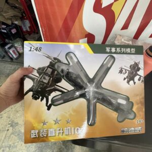 1:48 Military model alloy diecast fighter helicopter