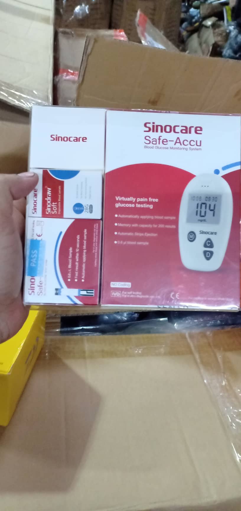 Sinocare Safe-Accu Blood Glucose monitor