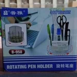Rotating pen holder