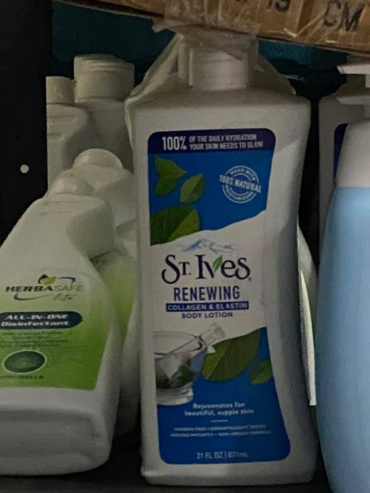 St. ives body lotion