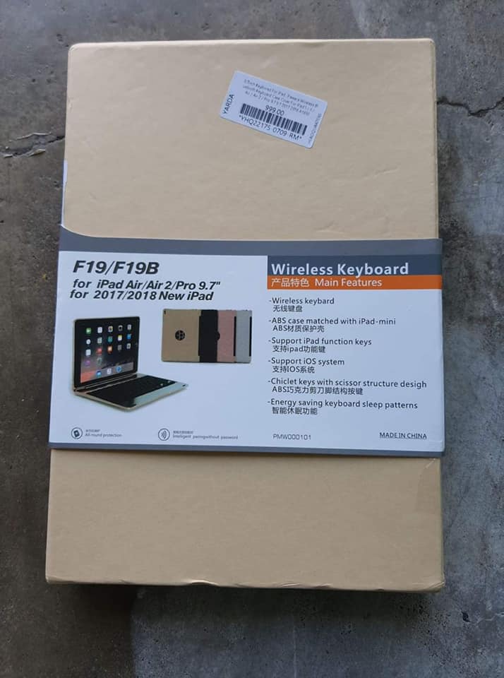 Wireless keyboard iPad 9.7