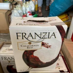 Franzia red wine