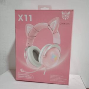 Onikuma X11 headphones pink