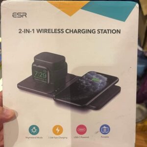2 in 1 Wireless Charging Station
